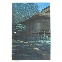 Kawase Hasui: Moonlight at Sanzenin Shrine, Kyoto. SANZEN'IN SHRINE, OHARA, KYOTO - Japanese Art Open Database