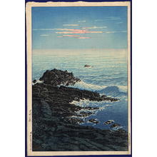 川瀬巴水: Morning of Cape Inubo - Japanese Art Open Database