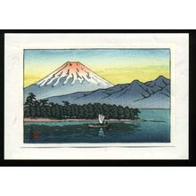 川瀬巴水: Mountain Lake - Japanese Art Open Database