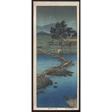 Kawase Hasui: Rain at Hatori Shiobara — 塩原畑下の雨 - Japanese Art Open Database