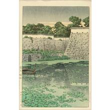 Kawase Hasui, 川瀬巴水 (Kawase Hasui (川瀬巴水))による浮世絵「Site of Fukuoka Castle — 福岡城址」