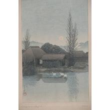 川瀬巴水: Ukijima, Ryujo, Ibaragi, Ukishima- Yanaginawa - Japanese Art Open Database