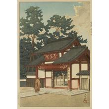 川瀬巴水: Zuisenji Temple- Narumi - Japanese Art Open Database