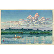 Kawase Hasui: Lake Hamana — 浜名湖 - Japanese Art Open Database