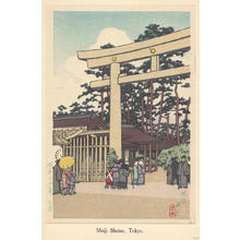 川瀬巴水: Meiji Shrine, Tokyo - Japanese Art Open Database