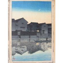 川瀬巴水: Matsue, Izumo - Japanese Art Open Database