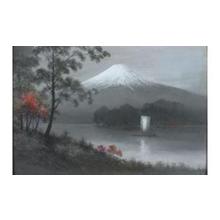 Keiho M: Mt Fuji and sailboat - Japanese Art Open Database