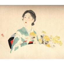 鏑木清方: A Young Woman in Autumn - Japanese Art Open Database