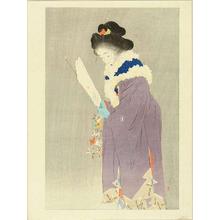 Kaburagi Kiyokata: New Year Eve — 春を待つ - Japanese Art Open Database