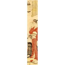 Torii Kiyonaga: Pillar Print- Two Courtesans - Japanese Art Open Database