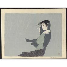 Kiyoshi Nakajima: Fine Rain- Itosame — 糸雨 - Japanese Art Open Database