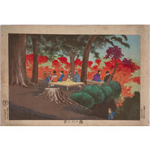 Kobayashi Kiyochika: View of Takinogawa — 瀧の川の図 - Japanese Art Open Database