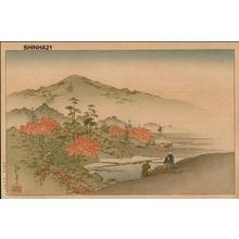 古峰: Autumn Tints in a Village - Japanese Art Open Database