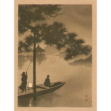 古峰: Lake Biwa - Japanese Art Open Database