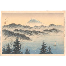 Kokan Bannai: Lake Ashi in Hakone - Japanese Art Open Database