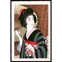 Torii Kotondo: Ame- Rain — 雨 - Japanese Art Open Database