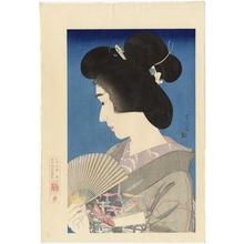 Torii Kotondo: Summer Geisha- Natsuko — 夏妓 - Japanese Art Open Database