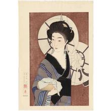 Torii Kotondo: Coming out of the bath house (Yugaeri) — 湯帰り - Japanese Art Open Database