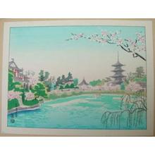 Kotozuka Eiichi: Cherry Blossoms in Nara — 奈良の春 - Japanese Art Open Database