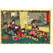 Utagawa Kunisada: CH 53 Tenarai - Japanese Art Open Database
