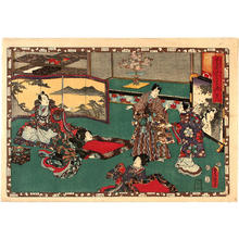 Utagawa Kunisada: Sawarabi - Japanese Art Open Database