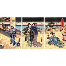 Utagawa Kunisada: Picture of a villa in Naniwa - Japanese Art Open Database
