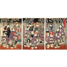 歌川国貞: Twelve Kabuki Months - Japanese Art Open Database