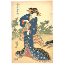 Japanischer Druck "Unknown title" von Utagawa Kunisada, 歌川国貞 (Kunisada 1 Utagawa (1786-1865)- Toyokuni 3 (歌川国貞-豊国三代))