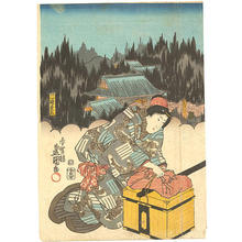 Utagawa Kunisada, 歌川国貞 (Kunisada 1 Utagawa (1786-1865)- Toyokuni 3 (歌川国貞-豊国三代))创作的日本版画《Unknown title》