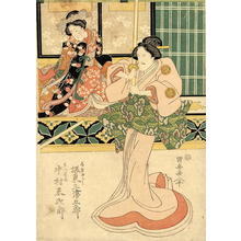 Japanese Print "Kabuki, yakusha" by Utagawa Kuniyasu, 歌川国安 (Kuniyasu)