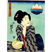 Utagawa Kuniyoshi: The Pumpkins of Sunamura - Japanese Art Open Database