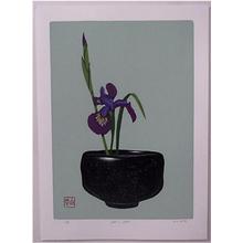 Maki Haku: Iris Bowl - Japanese Art Open Database