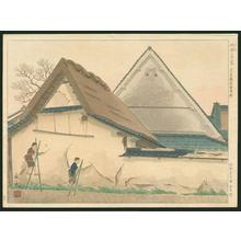 Mori Masamoto: House at Ikaruga- Nara Prefecture — 斑鳩の民家 - Japanese Art Open Database