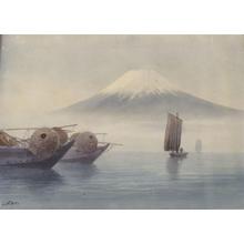 Niimi S: Fishing Boats by Fuji - Japanese Art Open Database