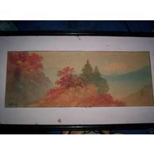 Niimi S: Mountain Range in Autumn - Japanese Art Open Database