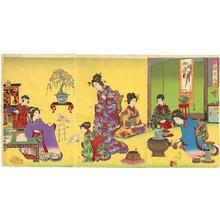 渡辺延一: Tea Ceremony and Drawing — 女禮式の図 - Japanese Art Open Database