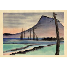 Obata Chiura: Lake Mary- Inyo National Forest - Japanese Art Open Database
