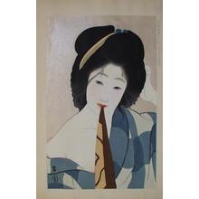 Seien Shima: July, after the bath — Shichigatsu Yuagari - Japanese Art Open Database