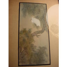 Seppo: Heron in tree - Japanese Art Open Database