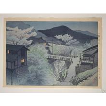 伊東深水: Spring Evening in Komoro - Japanese Art Open Database