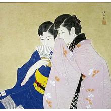 伊東深水: Whisper — ささやき - Japanese Art Open Database