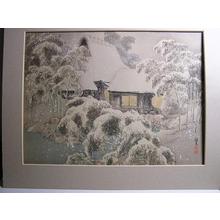 Shoda Kakuyu: Night snow at Fushimi - Japanese Art Open Database