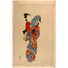 Shodo Yukawa: Woman, Genroku era - Japanese Art Open Database