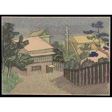 Japanese Print "The scenery at Yunokawa" by Hayashiya Shogoro, 林屋庄五郎 (Shogoro Tenma)