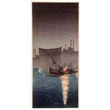 Shotei Takahashi: Night Fishing at Tsukuda - Japanese Art Open Database