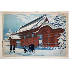 Shotei Takahashi: Clear Weatehr after Snowfall - Red Gate at Hongo — 雪晴（本郷赤門） - Japanese Art Open Database