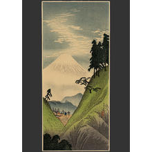 Shotei Takahashi: View of Fuji at Inuma Ridge in Koshu - Japanese Art Open Database