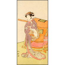 勝川春章: Iwai Hanshiro IV as a young beauty - Japanese Art Open Database