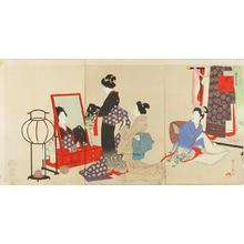 Miyagawa Shuntei: November — 其十一 嫁入 - Japanese Art Open Database