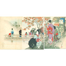 Miyagawa Shuntei: October — 其十 紅葉 - Japanese Art Open Database